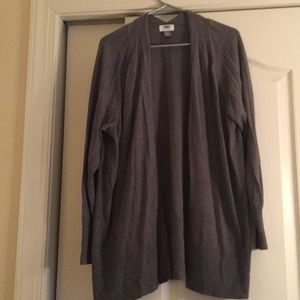 Gray cardigan